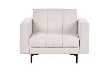 Fåtölj Alnes Off-white/Svart - Off-white/Svart - Möbler - Vardagsrum - Fåtöljer