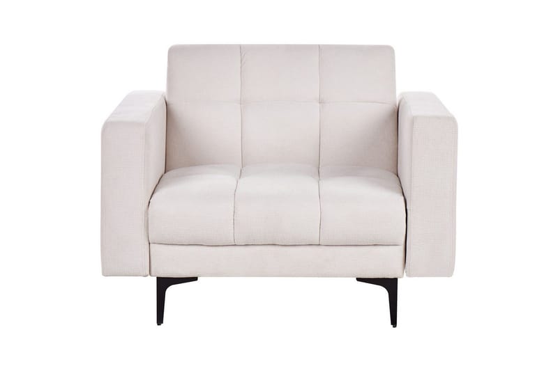 Fåtölj Alnes Off-white/Svart - Off-white/Svart - Möbler - Vardagsrum - Fåtöljer