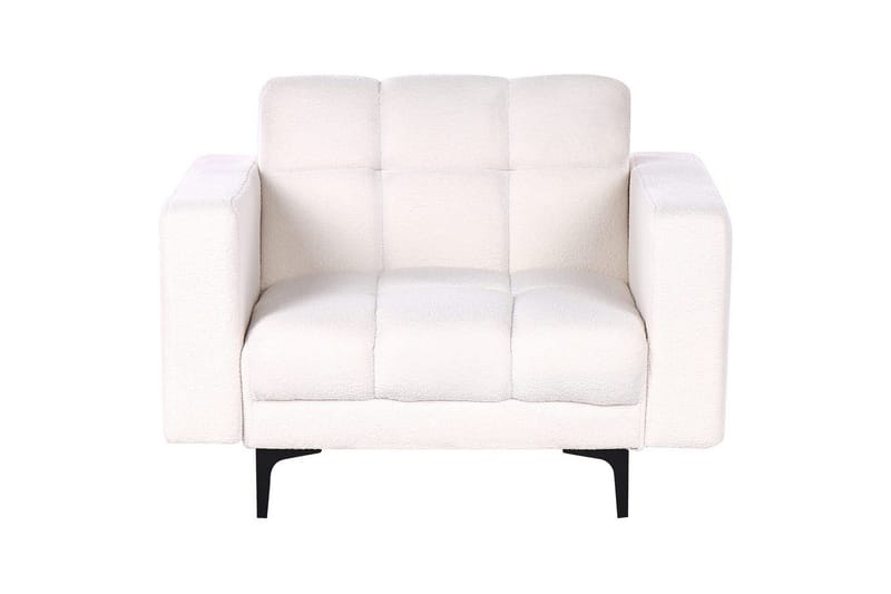 Fåtölj Alnes Vit/Svart - Vit/Svart - Möbler - Vardagsrum - Fåtöljer