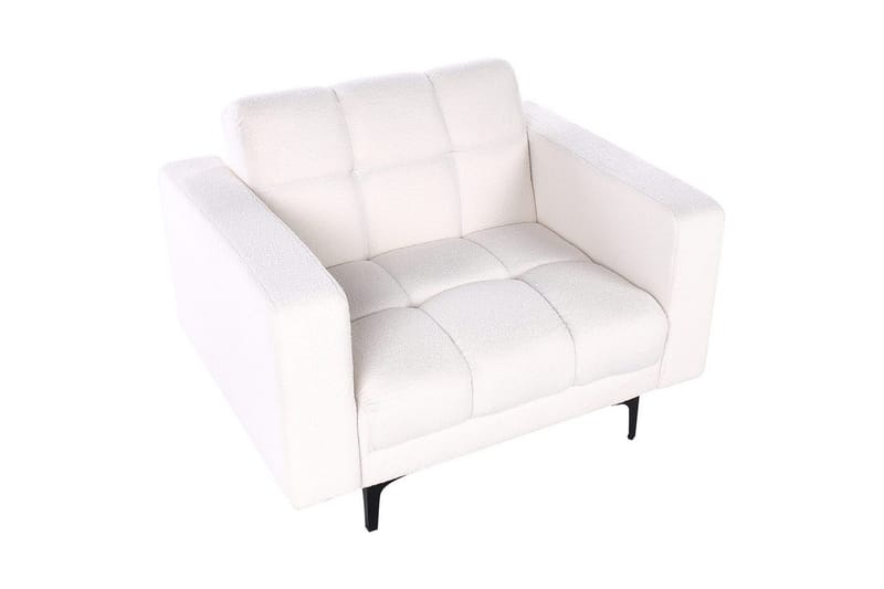 Fåtölj Alnes Vit/Svart - Vit/Svart - Möbler - Vardagsrum - Fåtöljer