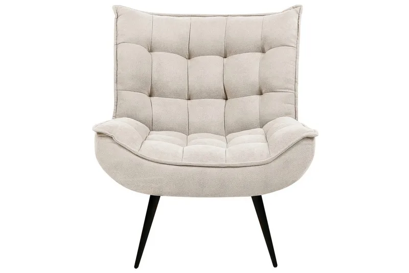 Fåtölj Alvesta - Beige, svart - Möbler - Vardagsrum - Fåtöljer