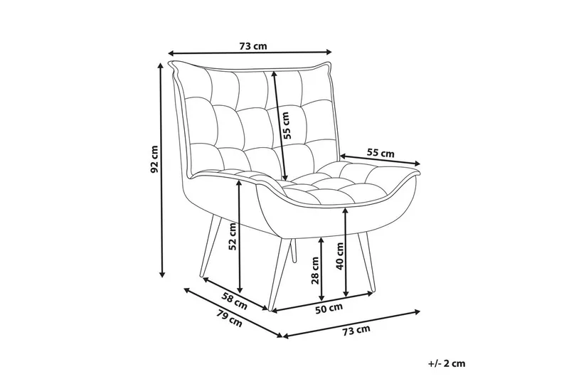Fåtölj Alvesta - Grön, Svart - Möbler - Vardagsrum - Fåtöljer