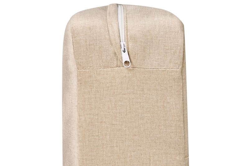 Fåtölj Asker - Sandbeige, ljust trä - Möbler - Vardagsrum - Fåtöljer