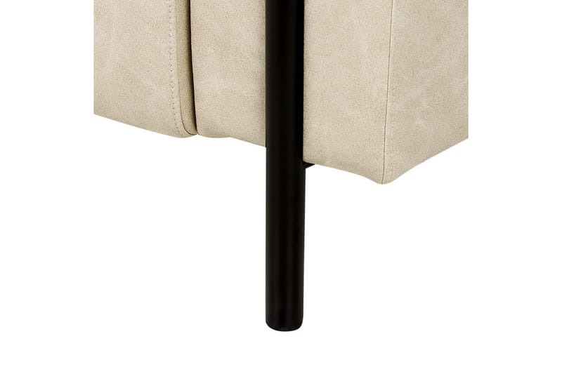 Fåtölj Askim - Beige, svart/Polyester - Möbler - Vardagsrum - Fåtöljer