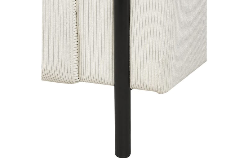 Fåtölj Askim - Off-white, Svart/Manchestertyg - Möbler - Vardagsrum - Fåtöljer