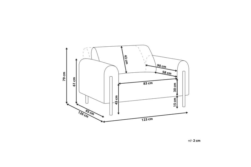 Fåtölj Askim - Olivgrön, Svart/Manchestertyg - Möbler - Vardagsrum - Fåtöljer