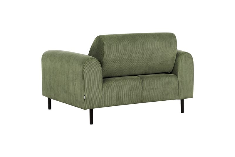 Fåtölj Askim - Olivgrön, Svart/Manchestertyg - Möbler - Vardagsrum - Fåtöljer