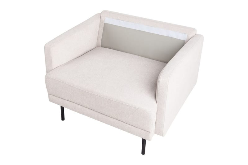 Fåtölj Breda - Beige, svart - Möbler - Vardagsrum - Fåtöljer