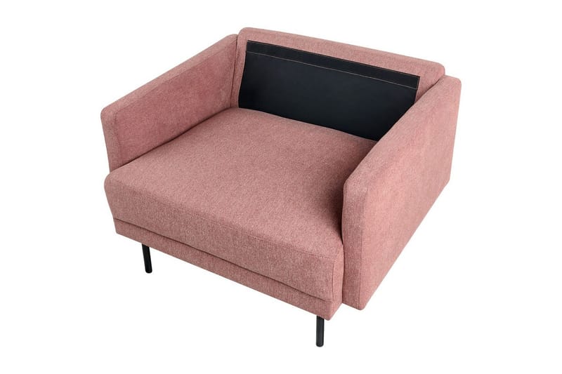 Fåtölj Breda - Rosa, Svart - Möbler - Vardagsrum - Fåtöljer