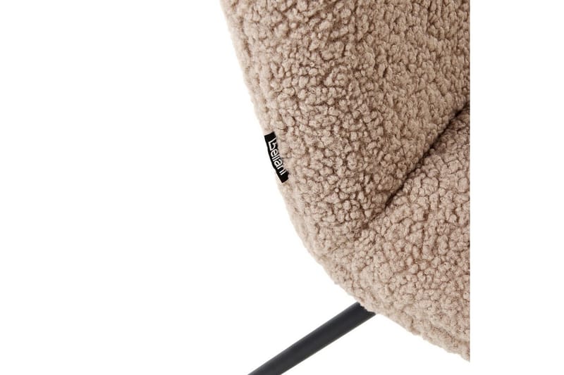 Fåtölj Cotulla - Beige, svart/Bouclé - Möbler - Vardagsrum - Fåtöljer