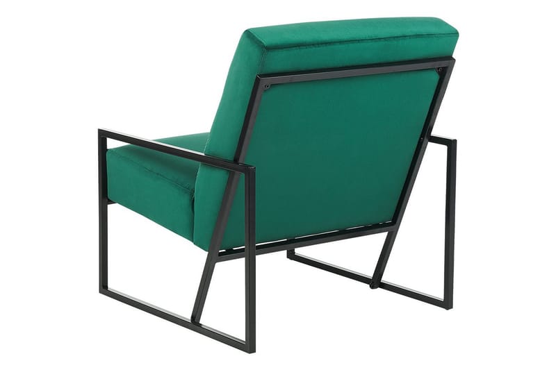 Fåtölj Delary - Grön, Svart - Möbler - Vardagsrum - Fåtöljer
