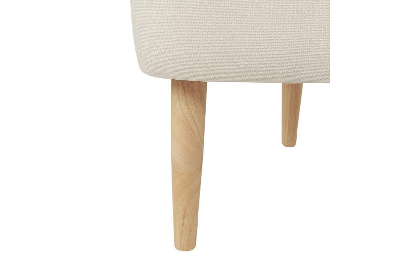Fåtölj Dvenberg - Beige, ljust trä - Möbler - Vardagsrum - Fåtöljer