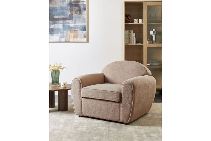 Fåtölj Ellede - Brun - Möbler - Vardagsrum - Fåtöljer