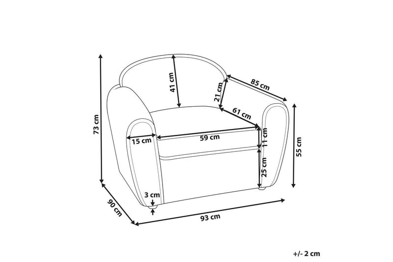 Fåtölj Ellede - Grön - Möbler - Vardagsrum - Fåtöljer