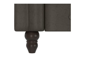 Fåtölj Felix Antracit, Mikrofiber/Trä/Metall - Antracit, Mikrofiber/Trä/Metall - Möbler - Vardagsrum - Fåtöljer - Chesterfield fåtölj
