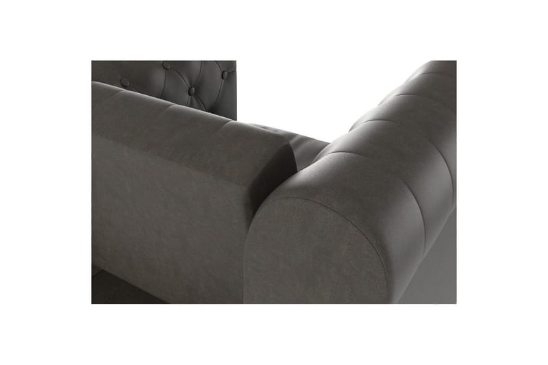 Fåtölj Felix Antracit, Mikrofiber/Trä/Metall - Antracit, Mikrofiber/Trä/Metall - Möbler - Vardagsrum - Fåtöljer