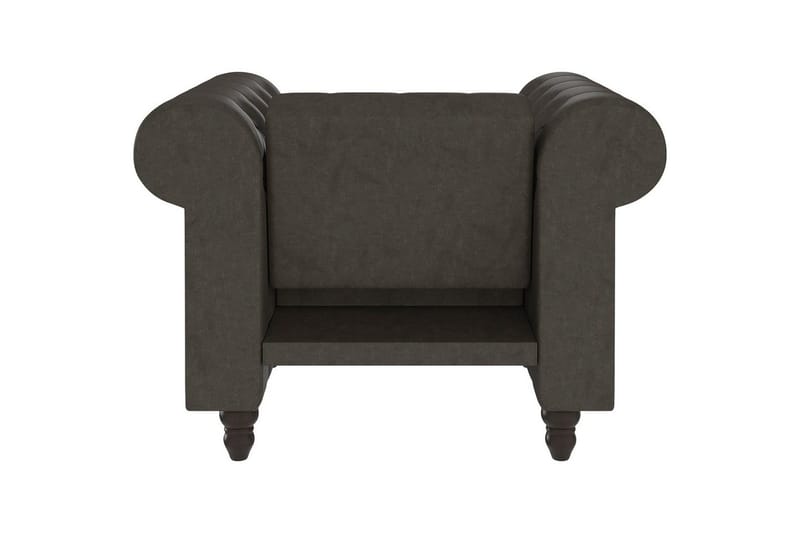 Fåtölj Felix Antracit, Mikrofiber/Trä/Metall - Antracit, Mikrofiber/Trä/Metall - Möbler - Vardagsrum - Fåtöljer