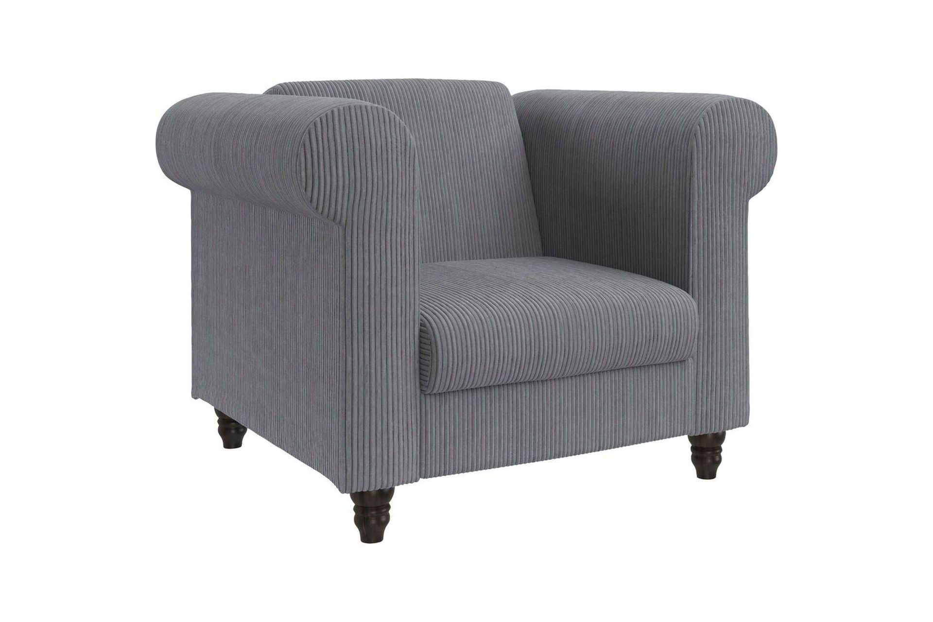 fåtölj felix ii grå - grå