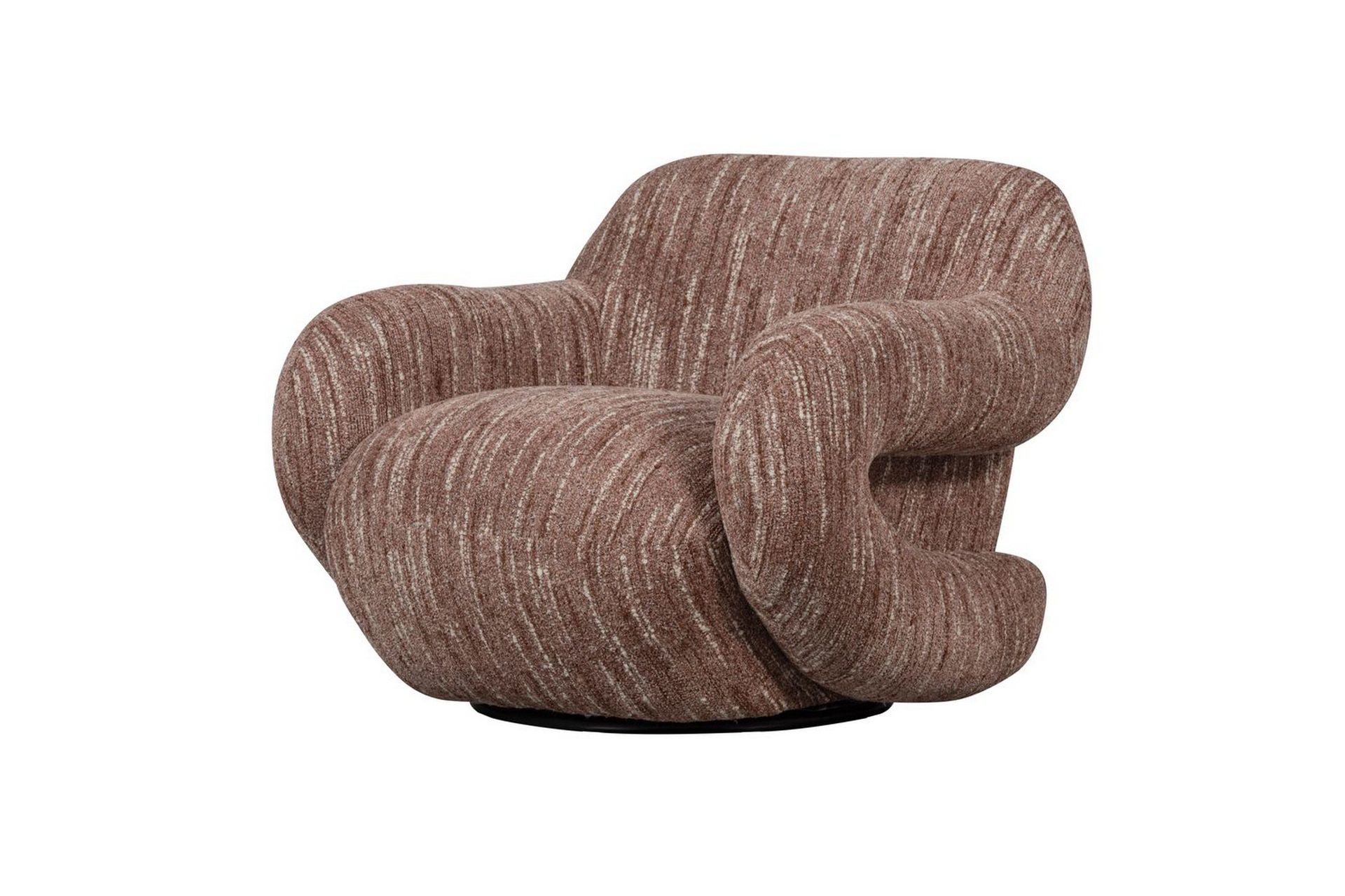 fåtölj folke - gammal rosa melange