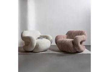 Fåtölj Folke - Gammal Rosa Melange - Möbler - Vardagsrum - Fåtöljer