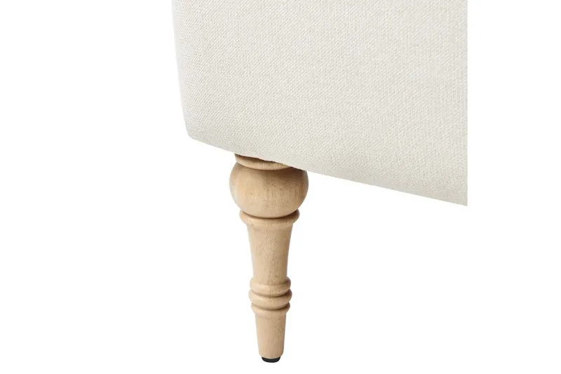 Fåtölj Fredros - Beige, ljust trä - Möbler - Vardagsrum - Fåtöljer