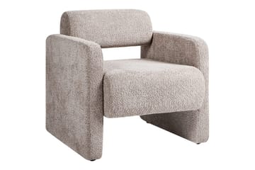 Fåtölj Hallsberg - Beige - Möbler - Vardagsrum - Fåtöljer