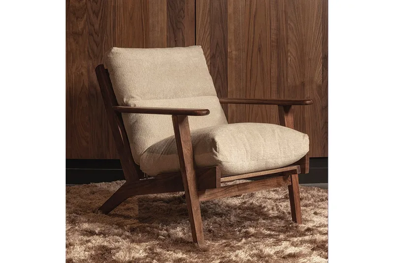 Fåtölj Houston - Naturell - Möbler - Vardagsrum - Fåtöljer