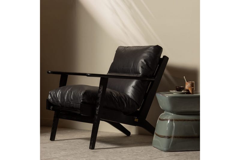 Fåtölj Houston - Svart - Möbler - Vardagsrum - Fåtöljer
