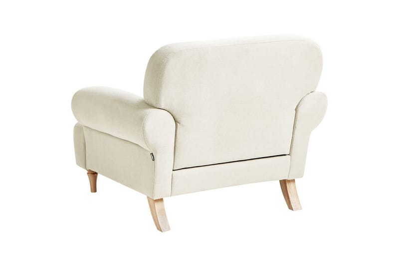 Fåtölj Kiberg - Beige, ljust trä - Möbler - Vardagsrum - Fåtöljer
