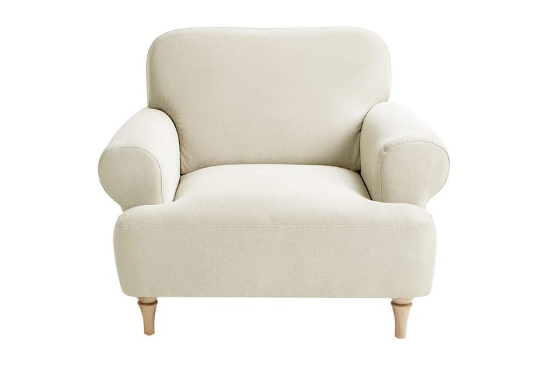 Fåtölj Kiberg - Beige, ljust trä - Möbler - Vardagsrum - Fåtöljer
