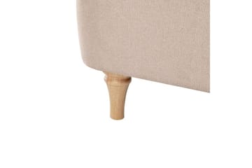 Fåtölj Kiberg - Taupe, ljust trä - Möbler - Vardagsrum - Fåtöljer