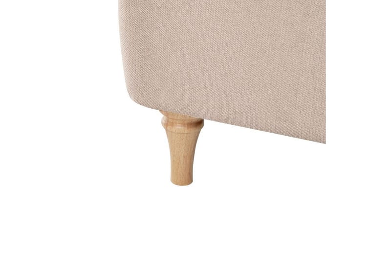 Fåtölj Kiberg - Taupe, ljust trä - Möbler - Vardagsrum - Fåtöljer