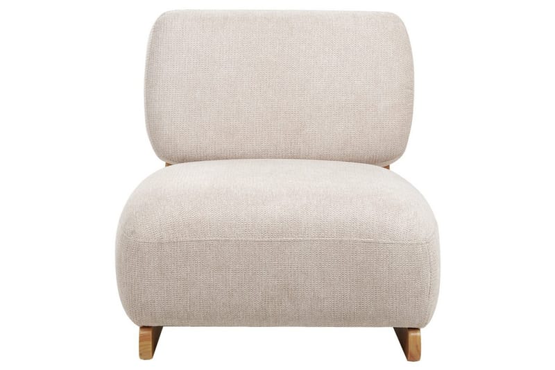 Fåtölj Kokkola - Beige, ljust trä - Möbler - Vardagsrum - Fåtöljer