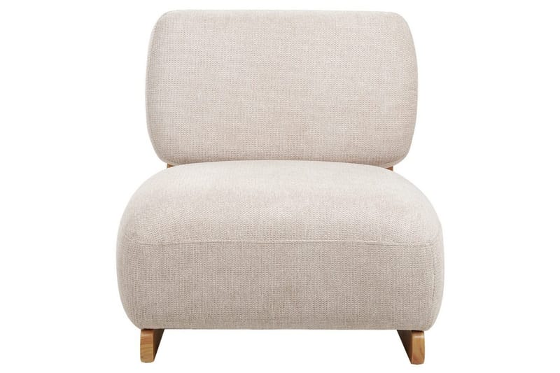Fåtölj Kokkola - Beige, ljust trä - Möbler - Vardagsrum - Fåtöljer
