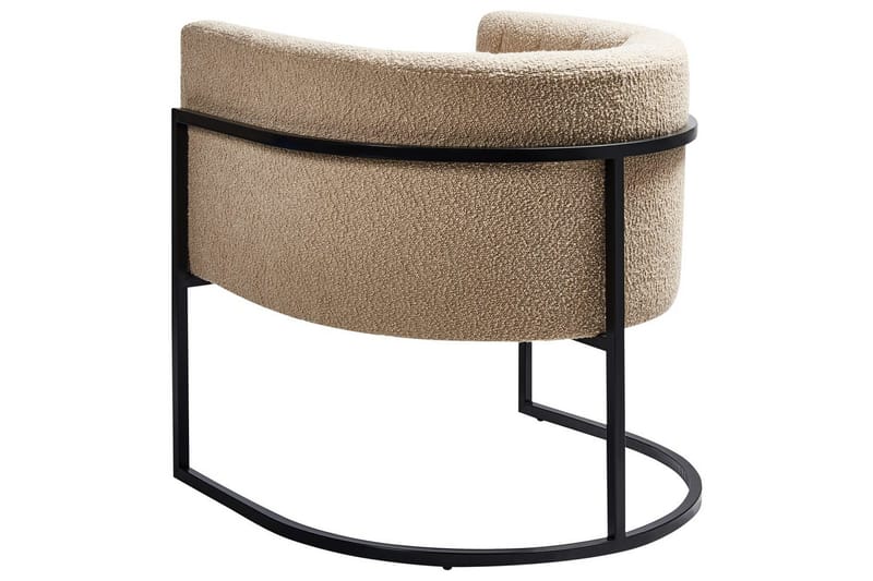 Fåtölj Larvik II Beige/svart - Beige/svart - Möbler - Vardagsrum - Fåtöljer