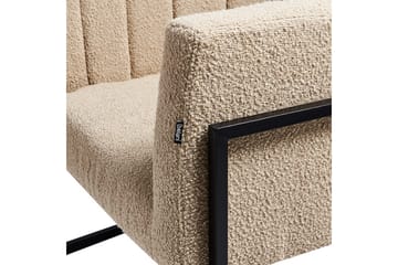Fåtölj Larvik II Beige/svart - Beige/svart - Möbler - Vardagsrum - Fåtöljer