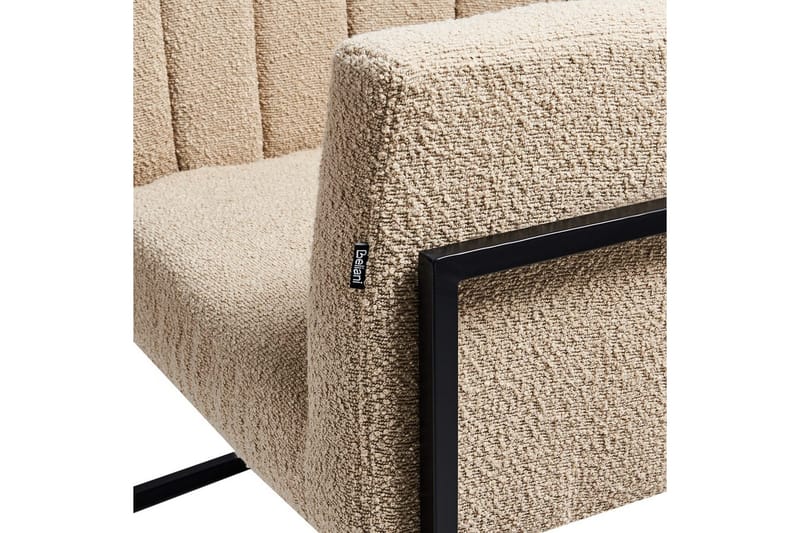 Fåtölj Larvik II Beige/svart - Beige/svart - Möbler - Vardagsrum - Fåtöljer
