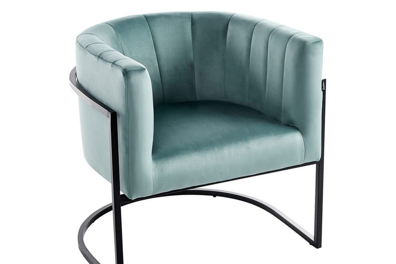 Fåtölj Larvik II Grön/Svart - Grön/Svart - Möbler - Vardagsrum - Fåtöljer