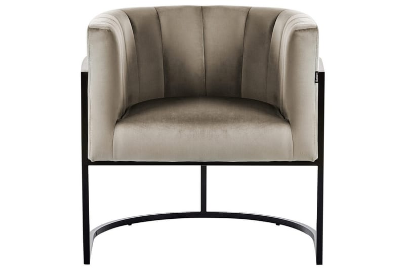 Fåtölj Larvik II Taupe/svart - Taupe/svart - Möbler - Vardagsrum - Fåtöljer