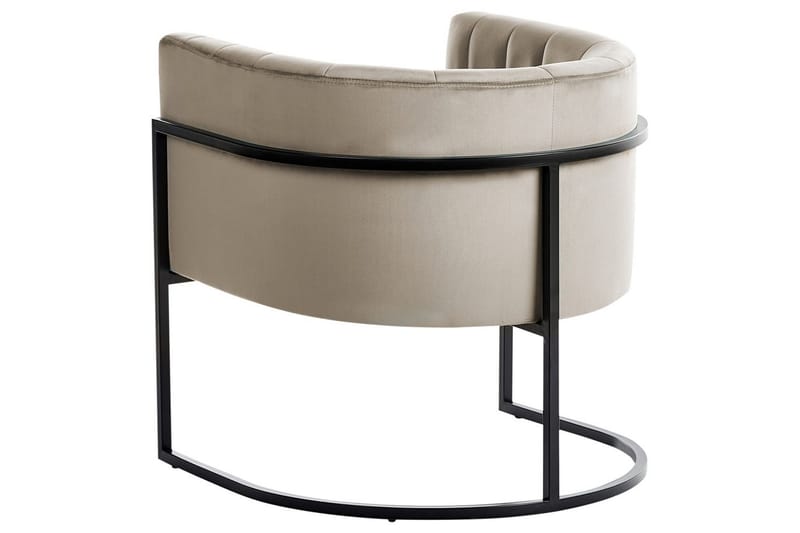 Fåtölj Larvik II Taupe/svart - Taupe/svart - Möbler - Vardagsrum - Fåtöljer
