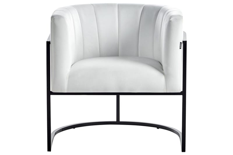 Fåtölj Larvik II Vit/Svart - Vit/Svart - Möbler - Vardagsrum - Fåtöljer