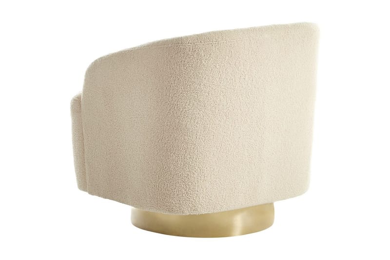 Fåtölj Lavik Beige/guld - Beige/guld - Möbler - Vardagsrum - Fåtöljer