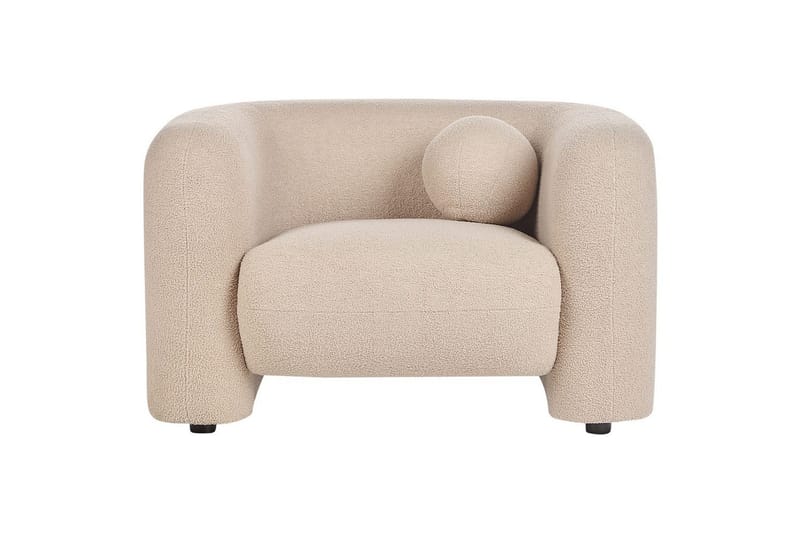 Fåtölj Leiren - Beige/Bouclé - Möbler - Vardagsrum - Fåtöljer