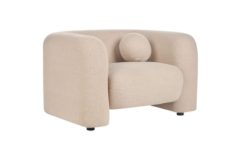 Fåtölj Leiren - Beige/Bouclé - Möbler - Vardagsrum - Fåtöljer