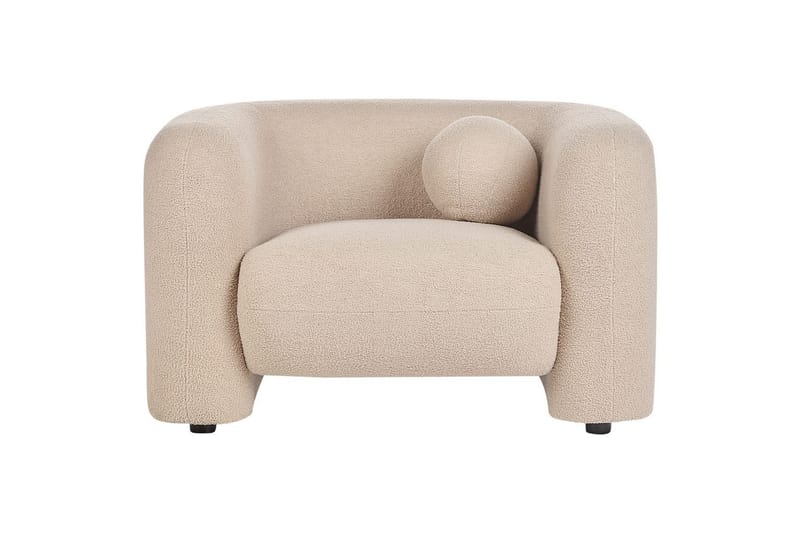 Fåtölj Leiren - Beige/Bouclé - Möbler - Vardagsrum - Fåtöljer