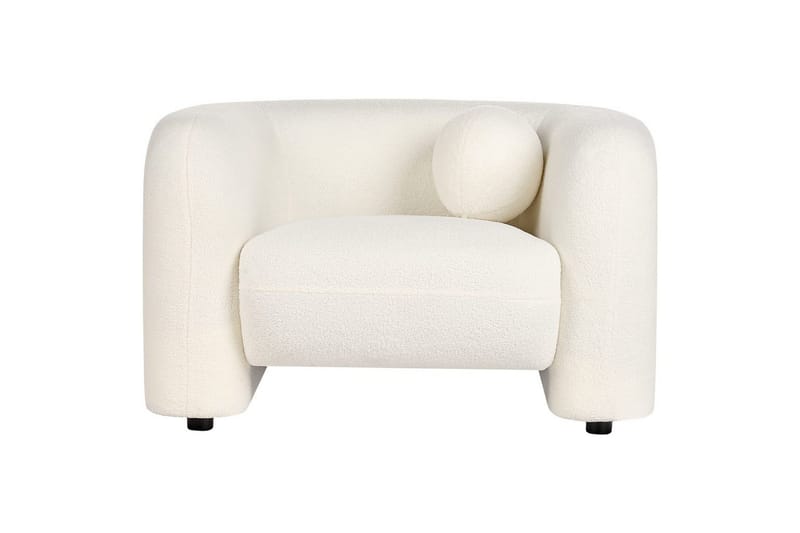 Fåtölj Leiren - Vit/Bouclé - Möbler - Vardagsrum - Fåtöljer