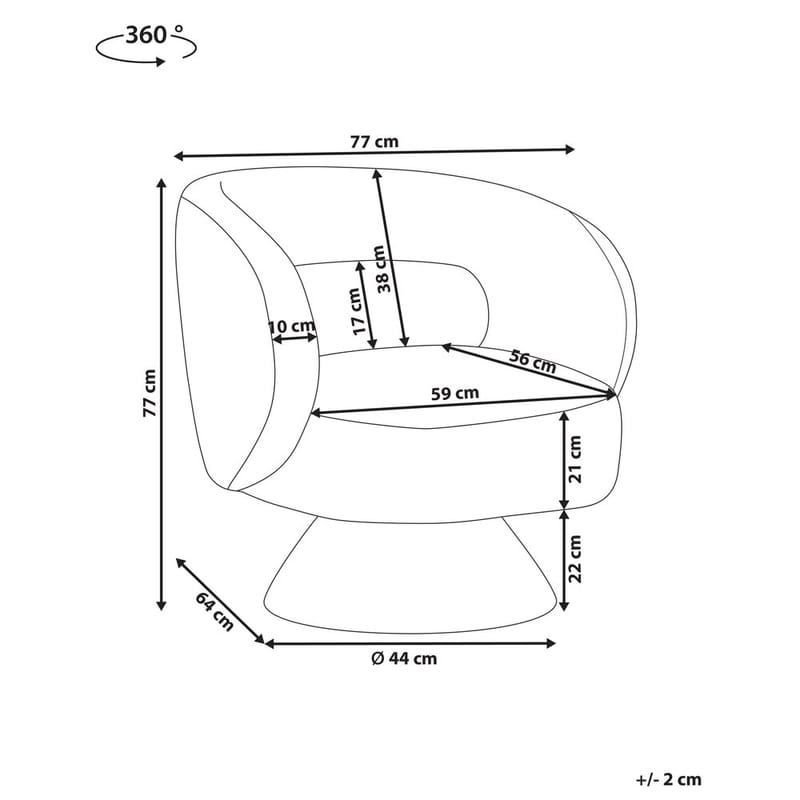 Fåtölj Lieksa - Möbler - Vardagsrum - Fåtöljer