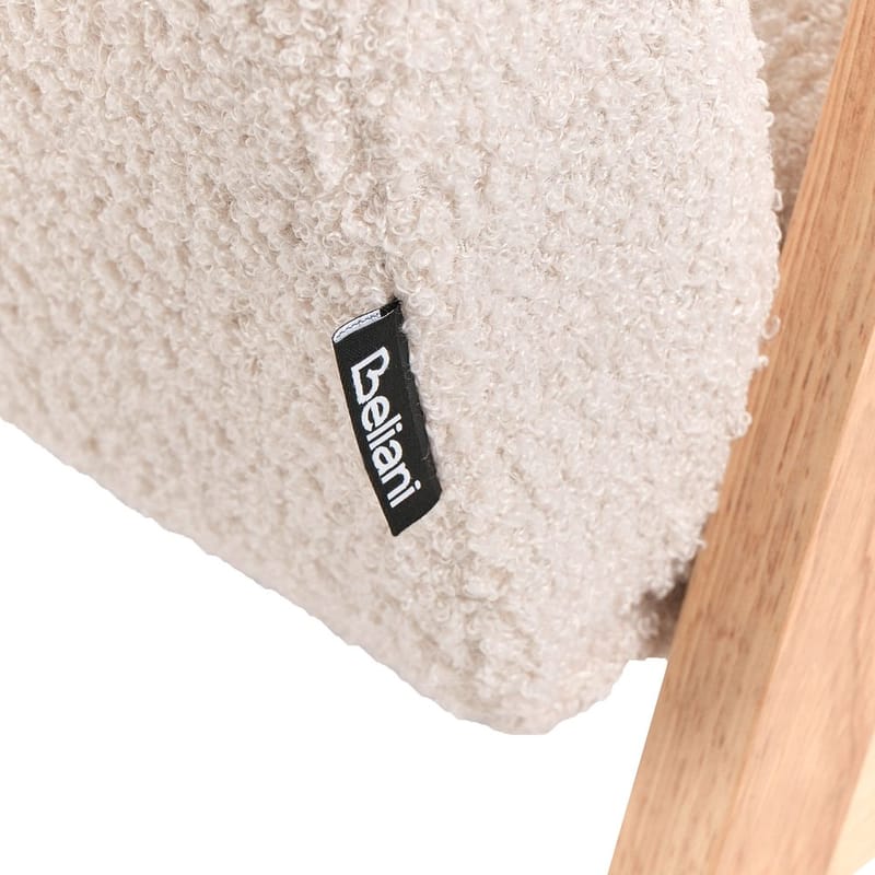 Fåtölj Linde - Beige, ljust trä - Möbler - Vardagsrum - Fåtöljer - Bäddfåtöljer