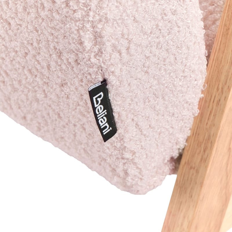 Fåtölj Linde - Rosa, ljust trä - Möbler - Vardagsrum - Fåtöljer - Bäddfåtöljer
