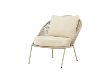 Fåtölj Lindos Utomhus - Beige - Utemöbler - Utestolar & fåtöljer - Utefåtöljer & loungefåtöljer